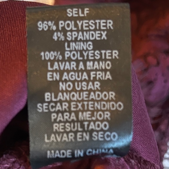 Storia Beyond Words Lace Illusion Body Hugging Dress Size M - Picture 7 of 8